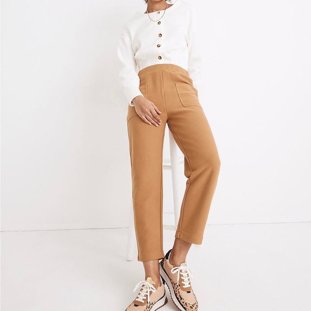 Madewell Twill Jacquard Tapered Pants